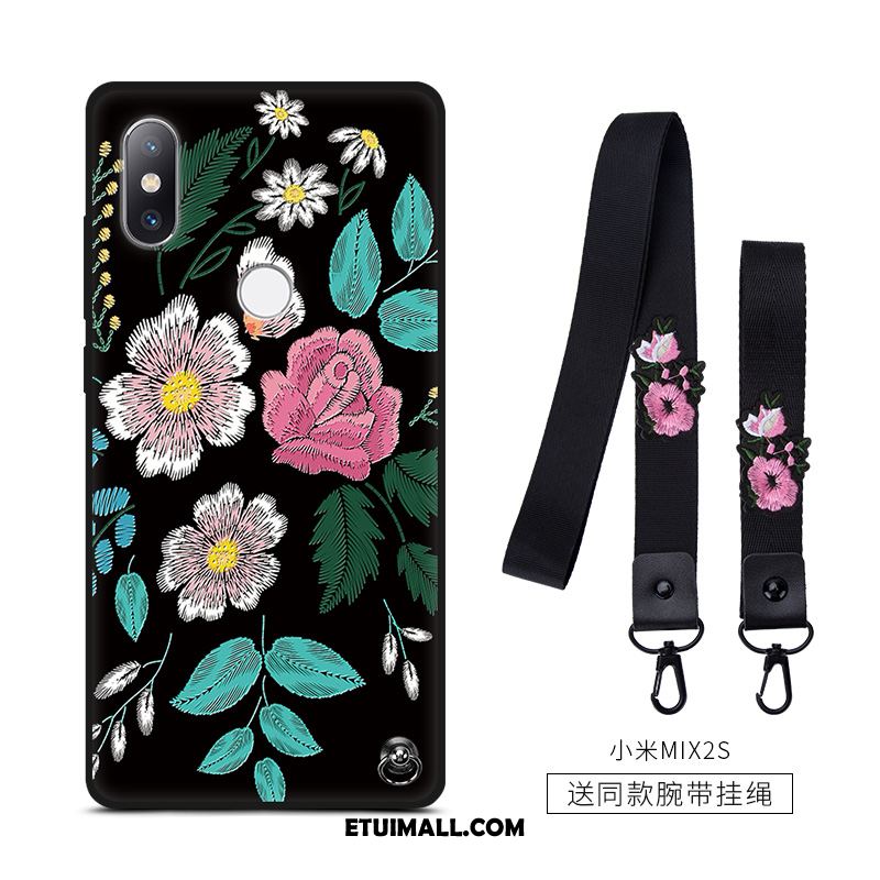 Etui Xiaomi Mi Mix 2s Miękki Czarny Telefon Komórkowy Silikonowe Anti-fall Obudowa Tanie