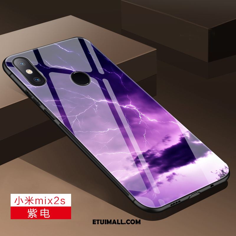 Etui Xiaomi Mi Mix 2s Niebieski Kreatywne Anti-fall Ochraniacz All Inclusive Futerał Online