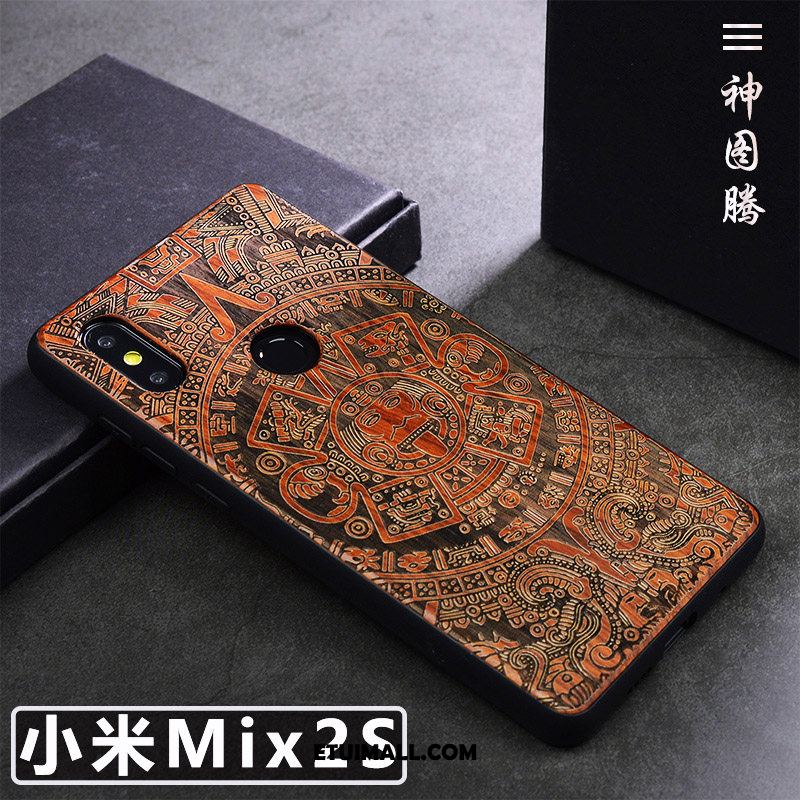 Etui Xiaomi Mi Mix 2s Proste Z Litego Drewna Tendencja Telefon Komórkowy Kreatywne Obudowa Kup