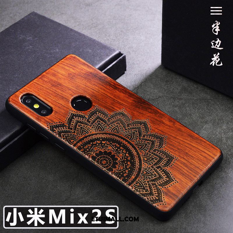 Etui Xiaomi Mi Mix 2s Proste Z Litego Drewna Tendencja Telefon Komórkowy Kreatywne Obudowa Kup