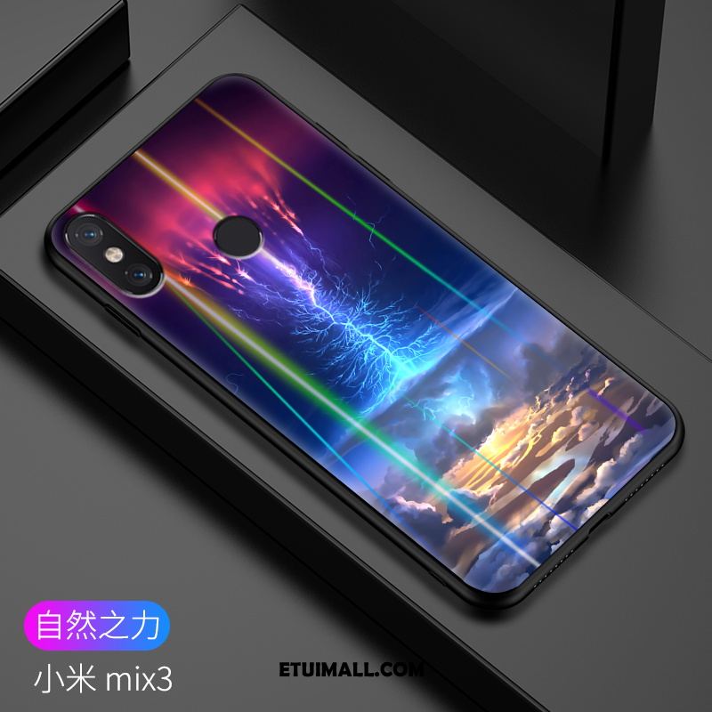 Etui Xiaomi Mi Mix 3 Moda Żółty Silikonowe Nubuku Osobowość Obudowa Kup