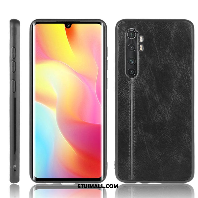 Etui Xiaomi Mi Note 10 Lite Czerwony Bydło Skórzany Futerał Mały Ochraniacz Pokrowce Sprzedam