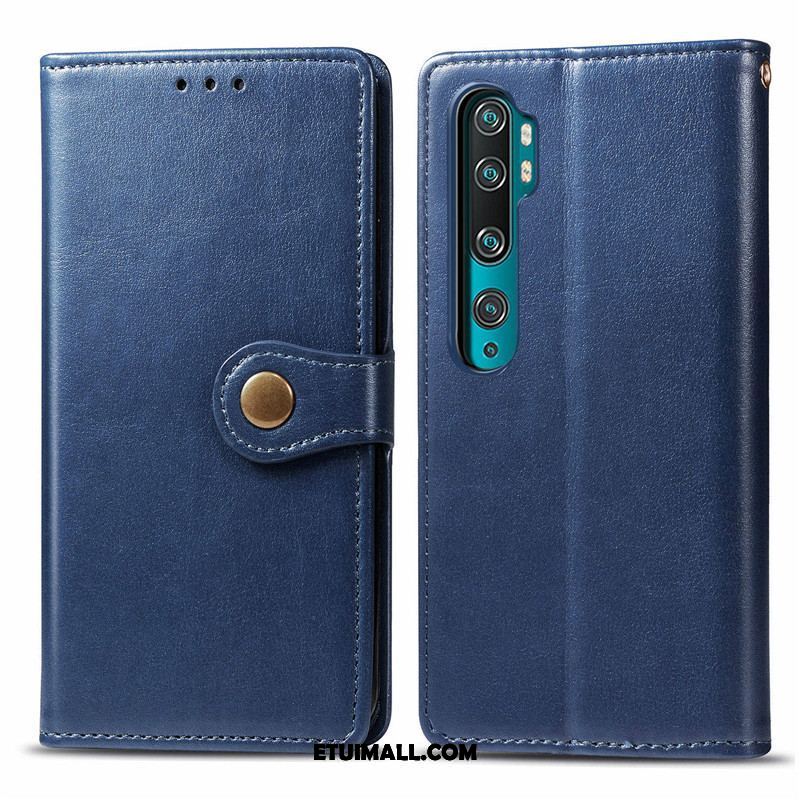 Etui Xiaomi Mi Note 10 Ochraniacz Czerwony Proste Mały Jednolity Kolor Pokrowce Kup