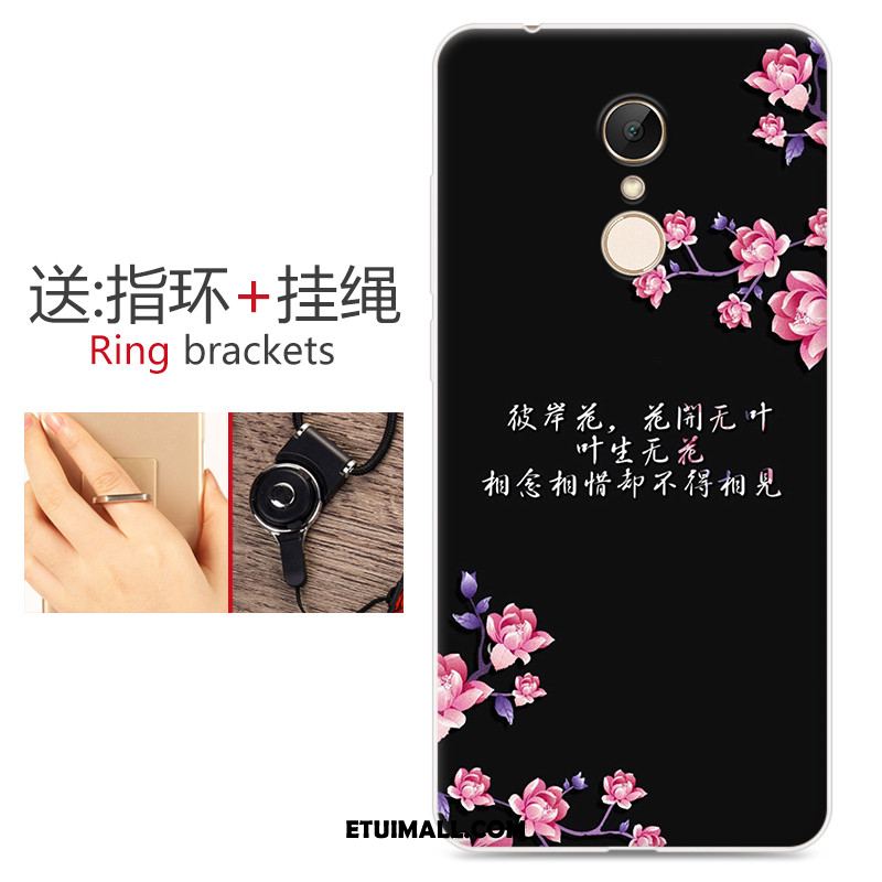 Etui Xiaomi Redmi 5 Miękki All Inclusive Anti-fall Mały Czarny Pokrowce Tanie