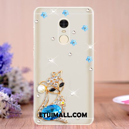 Etui Xiaomi Redmi 5 Ochraniacz Niebieski Tendencja Rhinestone Telefon Komórkowy Obudowa Online