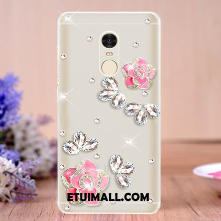 Etui Xiaomi Redmi 5 Ochraniacz Niebieski Tendencja Rhinestone Telefon Komórkowy Obudowa Online