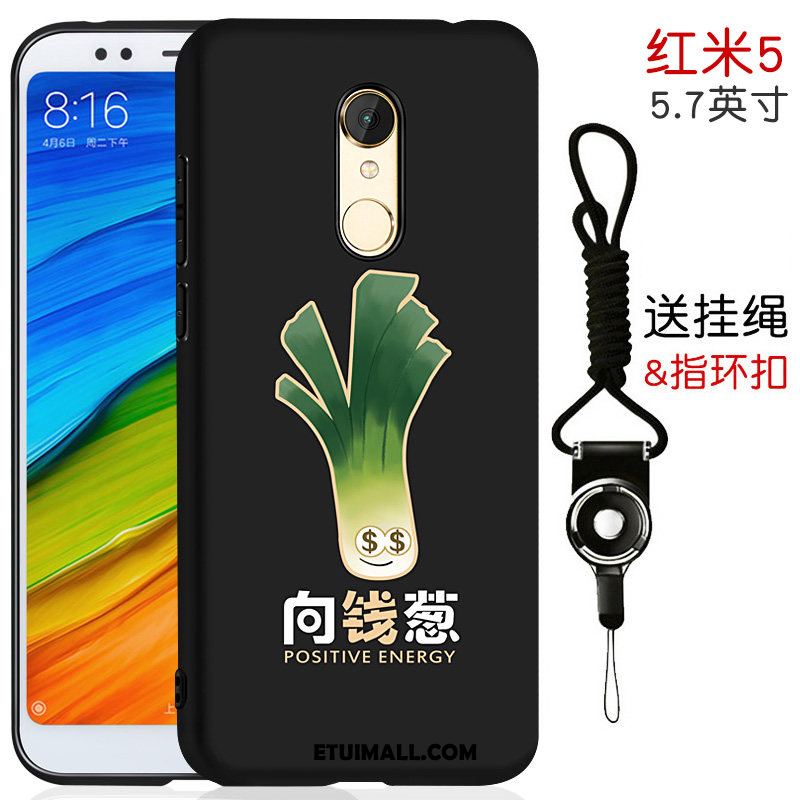 Etui Xiaomi Redmi 5 Ochraniacz Nubuku Czerwony All Inclusive Anti-fall Obudowa Tanie