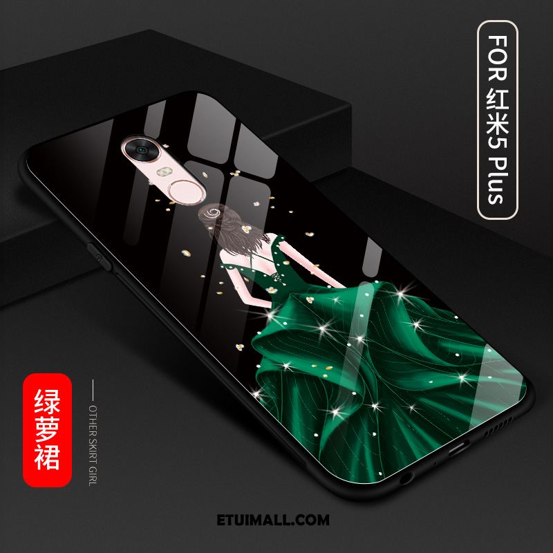 Etui Xiaomi Redmi 5 Plus Kreatywne Szkło Silikonowe Miękki Osobowość Futerał Online