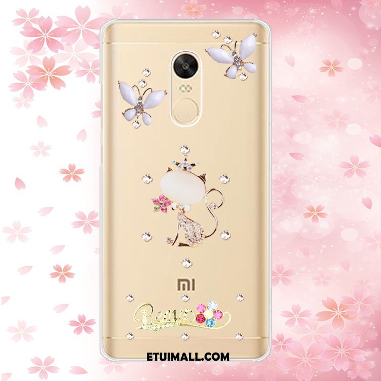 Etui Xiaomi Redmi 5 Plus Mały Niebieski Rhinestone Anti-fall Miękki Futerał Oferta