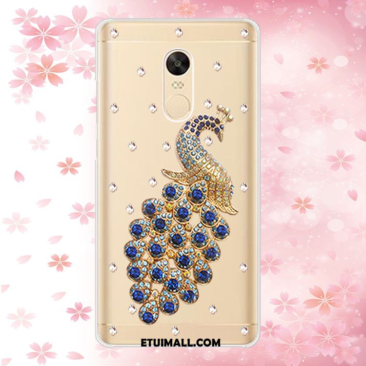 Etui Xiaomi Redmi 5 Plus Niebieski Rhinestone Telefon Komórkowy All Inclusive Wiszące Ozdoby Futerał Sklep