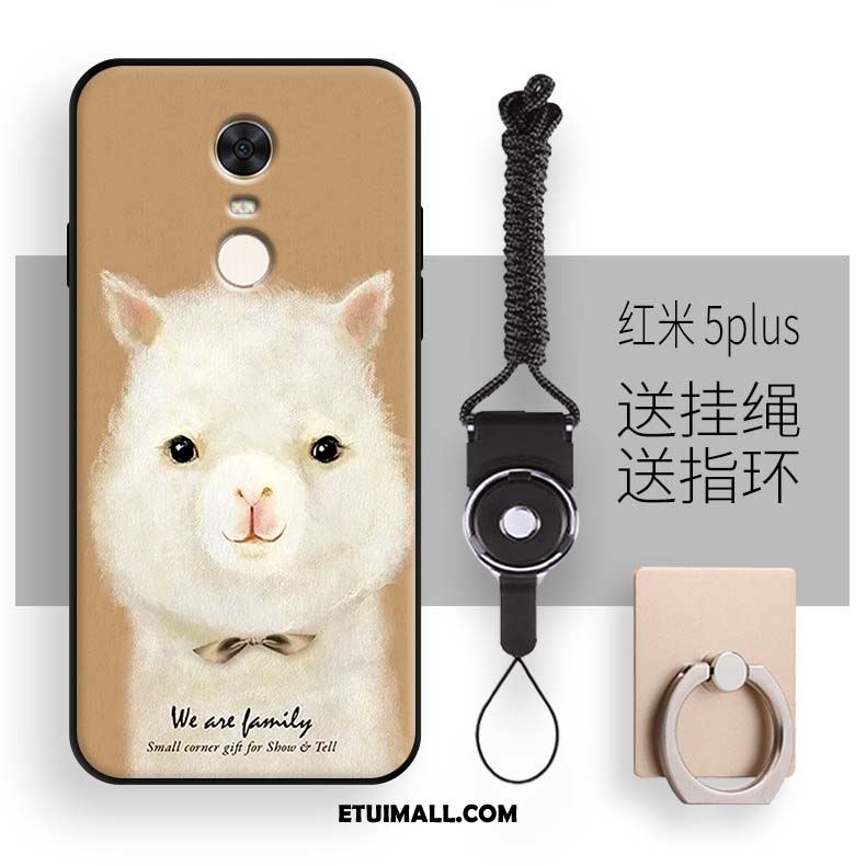 Etui Xiaomi Redmi 5 Plus Silikonowe Zwierzę Znieść Relief Wiszące Ozdoby Futerał Sprzedam