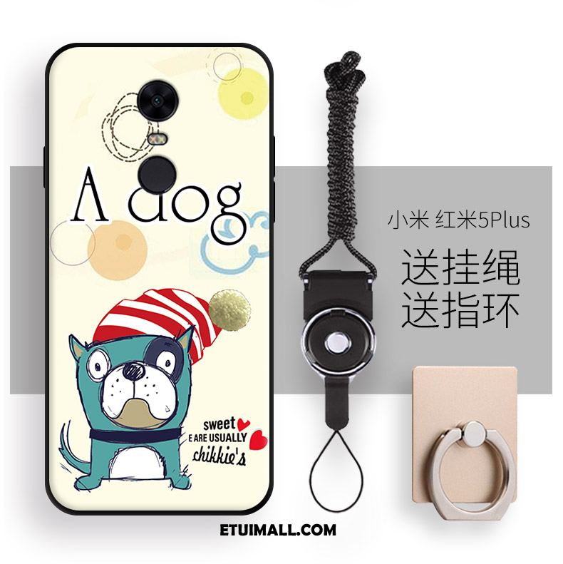Etui Xiaomi Redmi 5 Plus Wilk Czerwony Zwierzę Mały Piękny Pokrowce Tanie