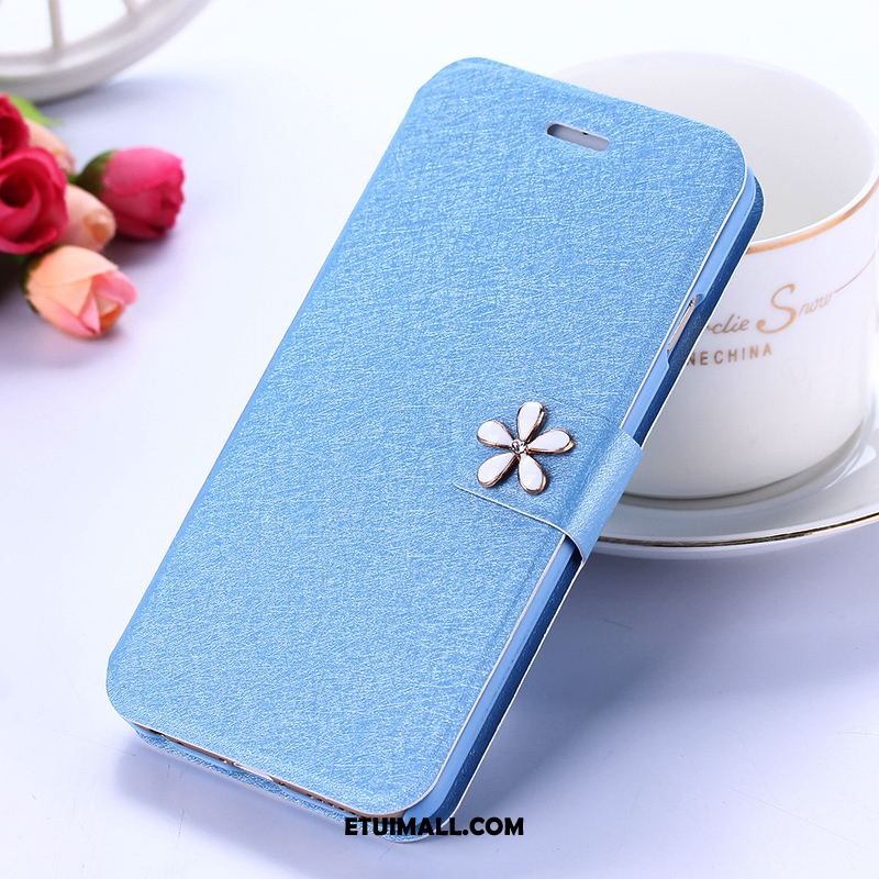 Etui Xiaomi Redmi 5 Rhinestone Anti-fall Skórzany Futerał Silikonowe Czerwony Pokrowce Tanie