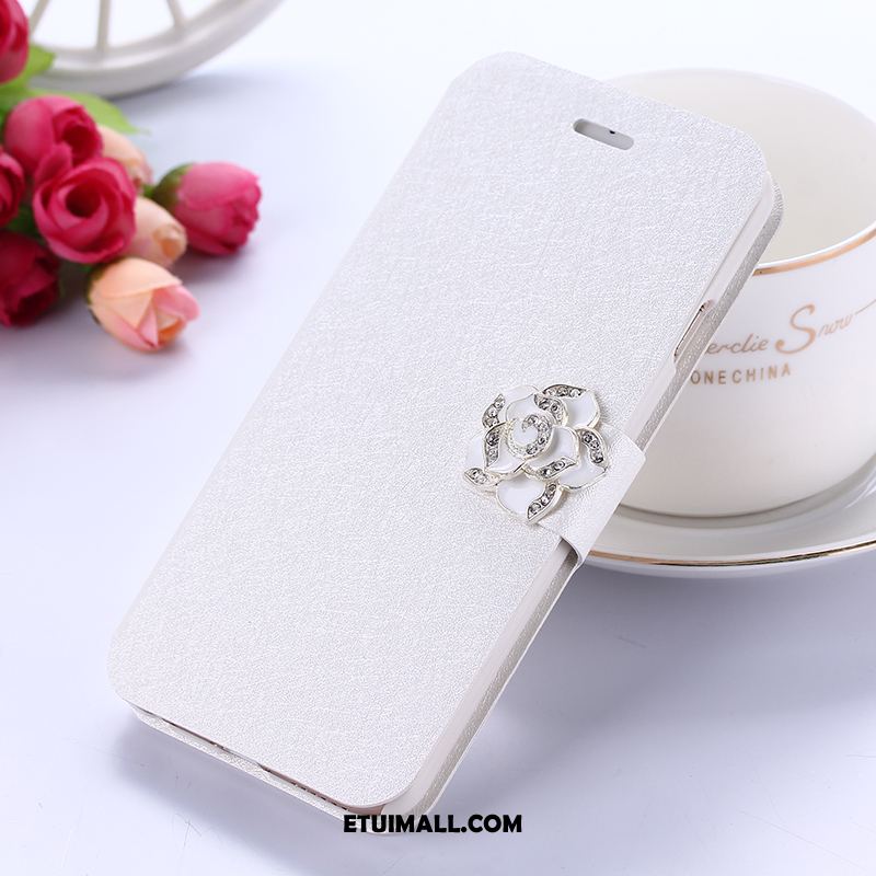 Etui Xiaomi Redmi 5 Rhinestone Anti-fall Skórzany Futerał Silikonowe Czerwony Pokrowce Tanie