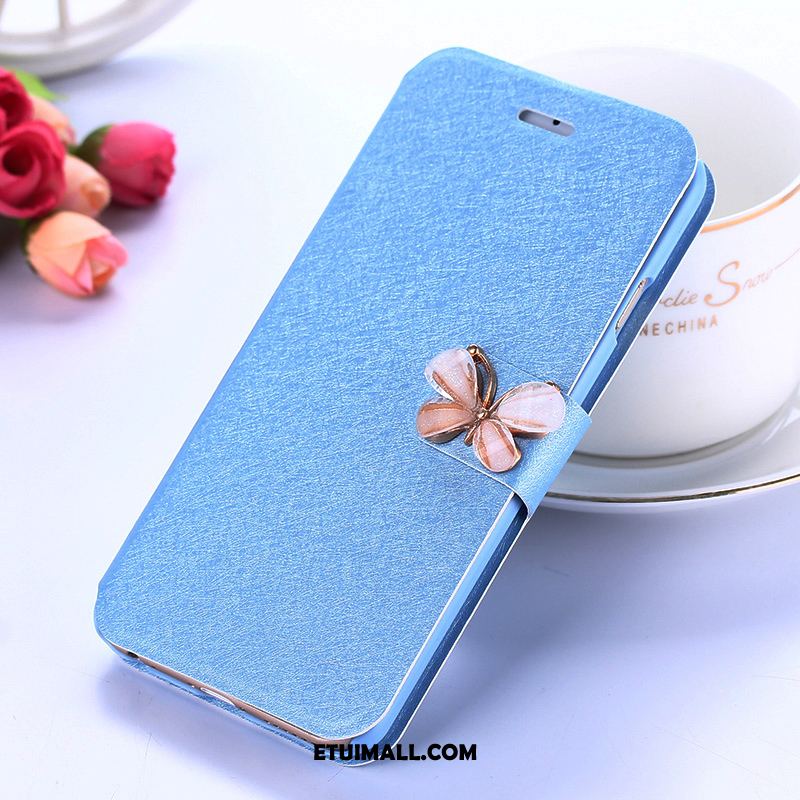 Etui Xiaomi Redmi 5 Rhinestone Anti-fall Skórzany Futerał Silikonowe Czerwony Pokrowce Tanie