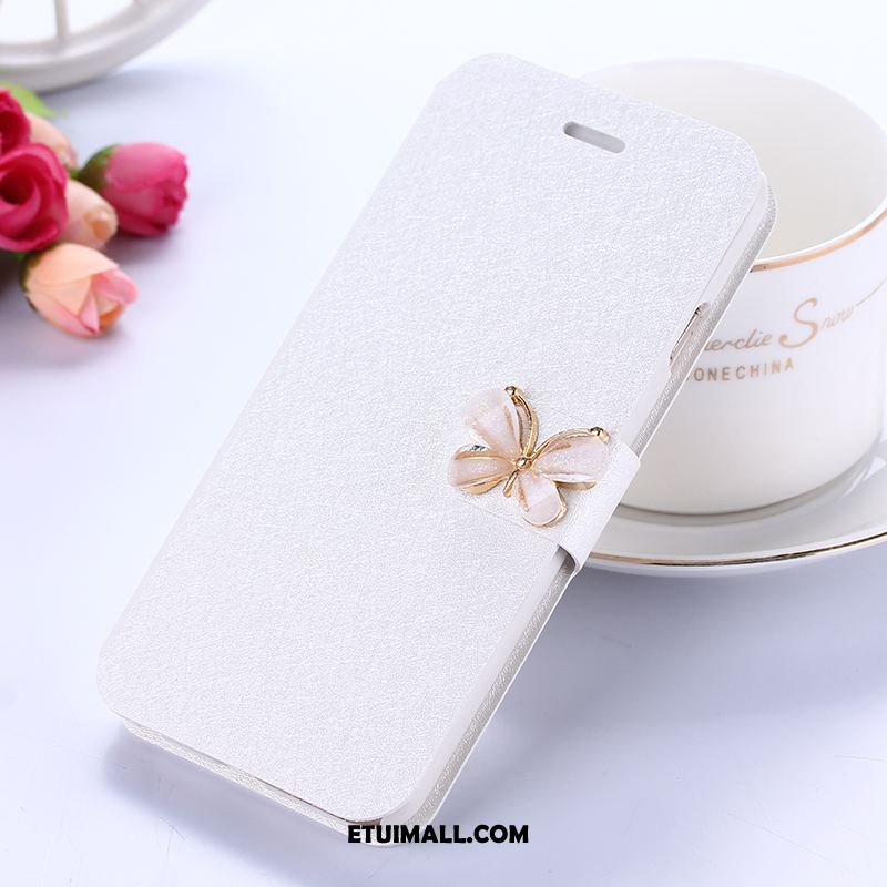 Etui Xiaomi Redmi 5 Rhinestone Anti-fall Skórzany Futerał Silikonowe Czerwony Pokrowce Tanie