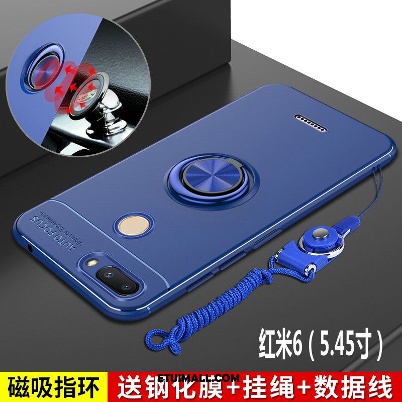 Etui Xiaomi Redmi 6 All Inclusive Silikonowe Czerwony Ochraniacz Kreatywne Futerał Oferta