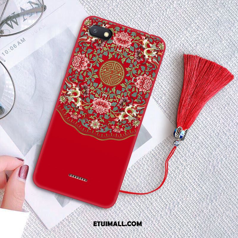 Etui Xiaomi Redmi 6a Czarny Vintage Czerwony Kreatywne Z Frędzlami Obudowa Oferta