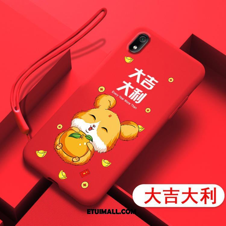 Etui Xiaomi Redmi 7a Czerwony Piękny Silikonowe Ochraniacz Mały Obudowa Tanie