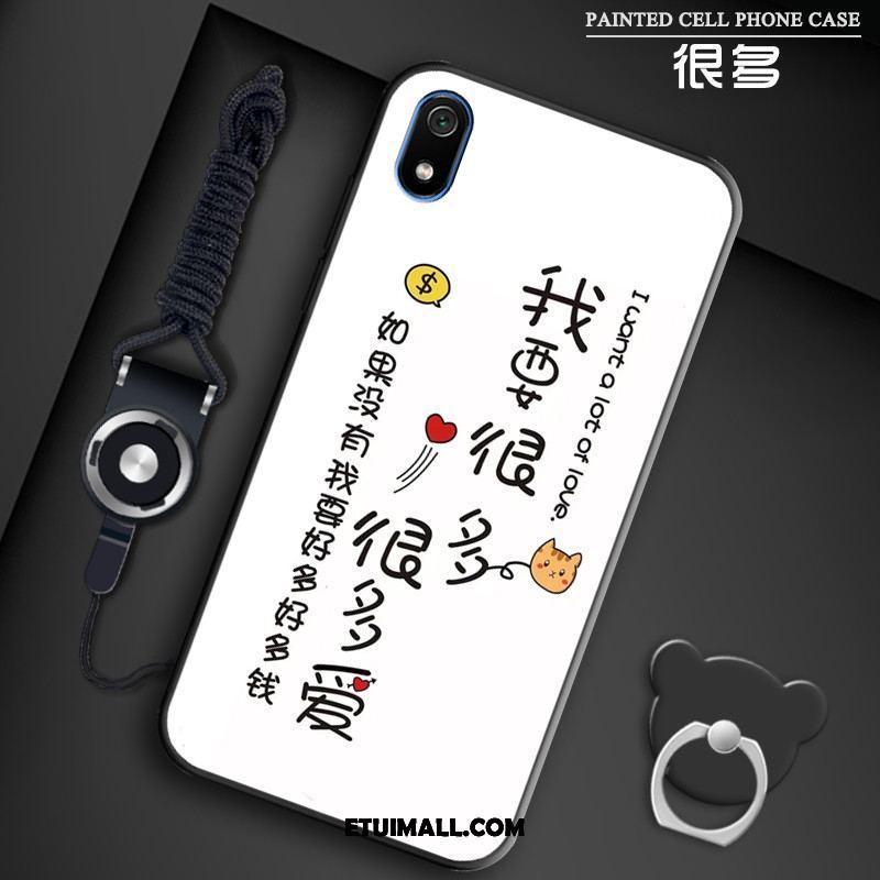 Etui Xiaomi Redmi 7a Tendencja Anti-fall Czerwony Miękki Telefon Komórkowy Futerał Sklep
