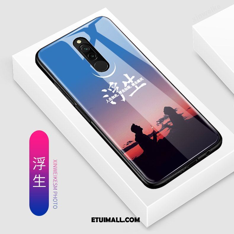 Etui Xiaomi Redmi 8 Ochraniacz Anti-fall Czerwony Silikonowe Piękny Futerał Tanie