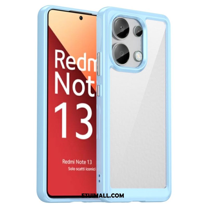 Etui Xiaomi Redmi Note 13 4g Hybrydowe Kolorowe Krawędzie Etui Ochronne