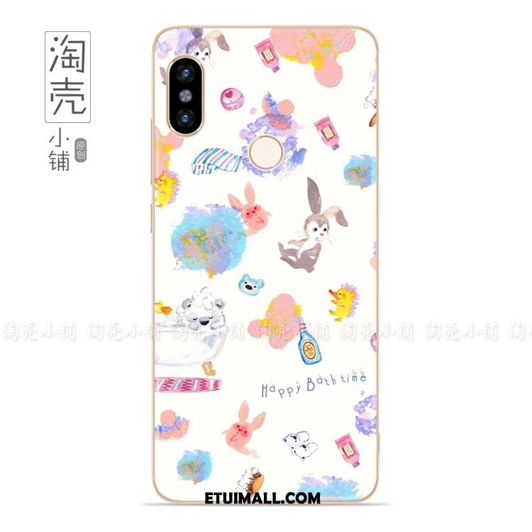 Etui Xiaomi Redmi Note 5 Mały Telefon Komórkowy Zwierzę Ręcznie Malowane Biały Futerał Sprzedam