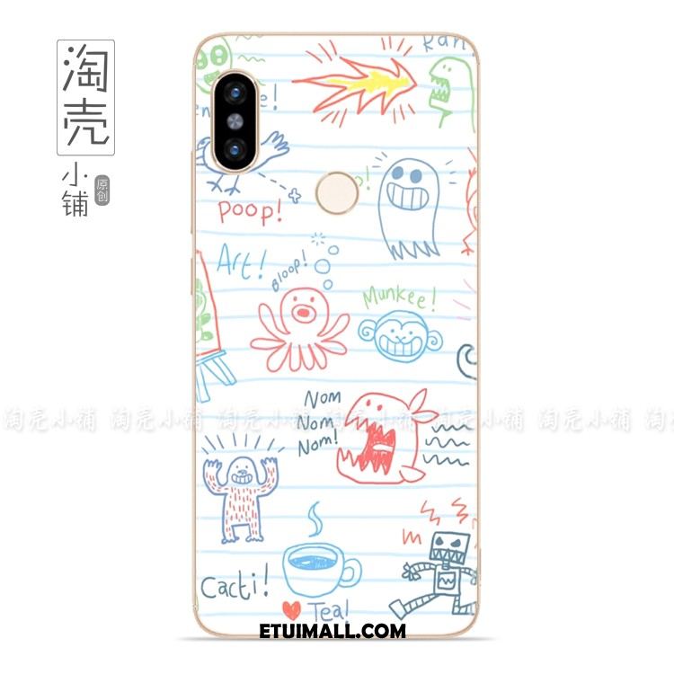 Etui Xiaomi Redmi Note 5 Mały Telefon Komórkowy Zwierzę Ręcznie Malowane Biały Futerał Sprzedam