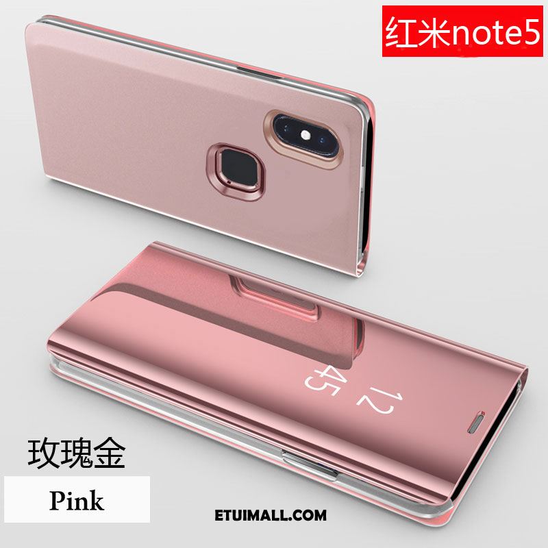 Etui Xiaomi Redmi Note 5 Skórzany Futerał Telefon Komórkowy Czerwony Mały Wysoki Pokrowce Kupię