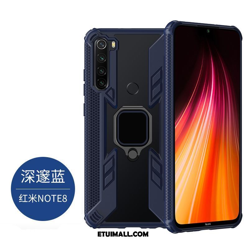 Etui Xiaomi Redmi Note 8 Pro Antypoślizgowe Magnetyzm Czerwony Osobowość Ciemno Obudowa Sklep