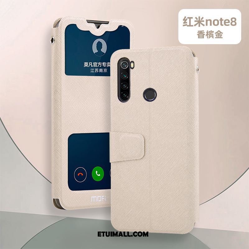 Etui Xiaomi Redmi Note 8 Pro Ochraniacz Anti-fall Klapa Różowe All Inclusive Obudowa Tanie