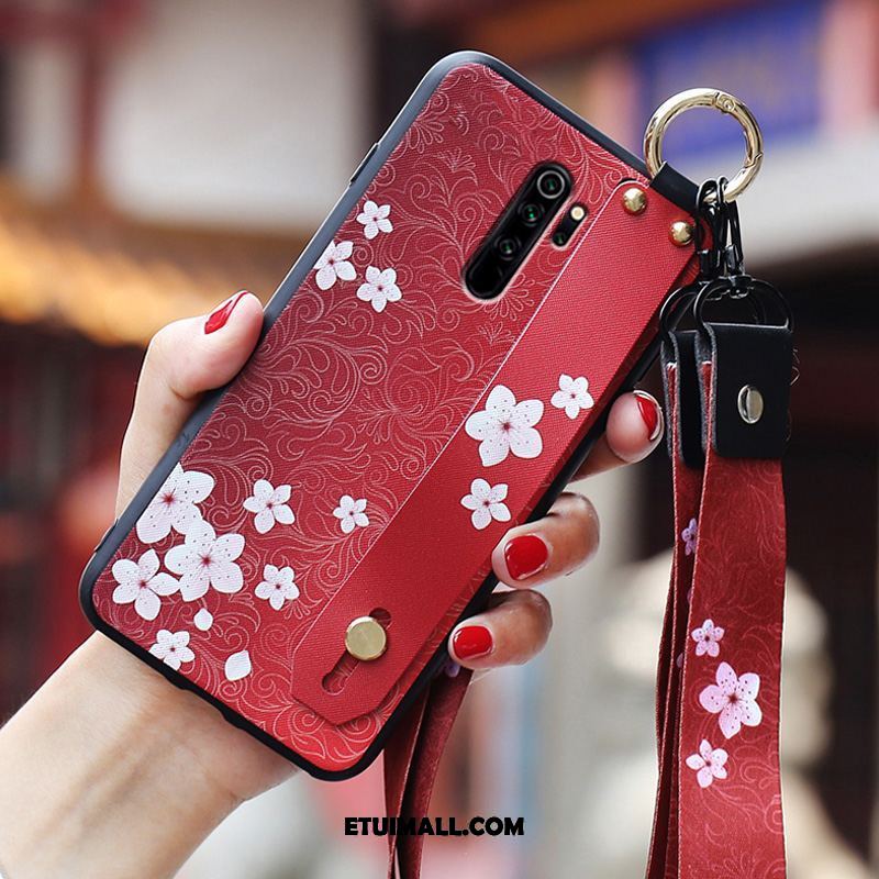 Etui Xiaomi Redmi Note 8 Pro Telefon Komórkowy Ochraniacz Wiszące Ozdoby Biały Czerwony Pokrowce Sklep