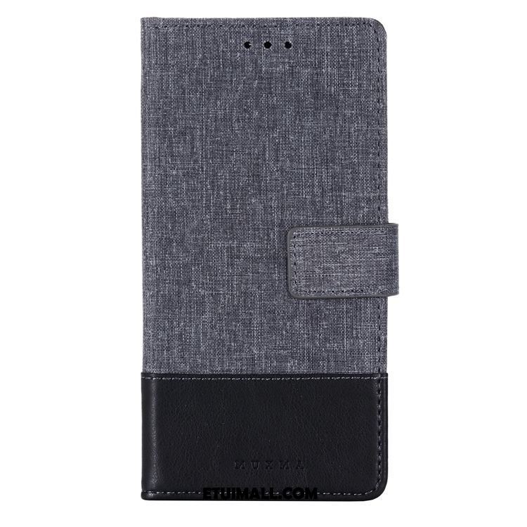 Etui Xiaomi Redmi Note 8t Anti-fall Skórzany Futerał Płótno Karta Telefon Komórkowy Obudowa Dyskont