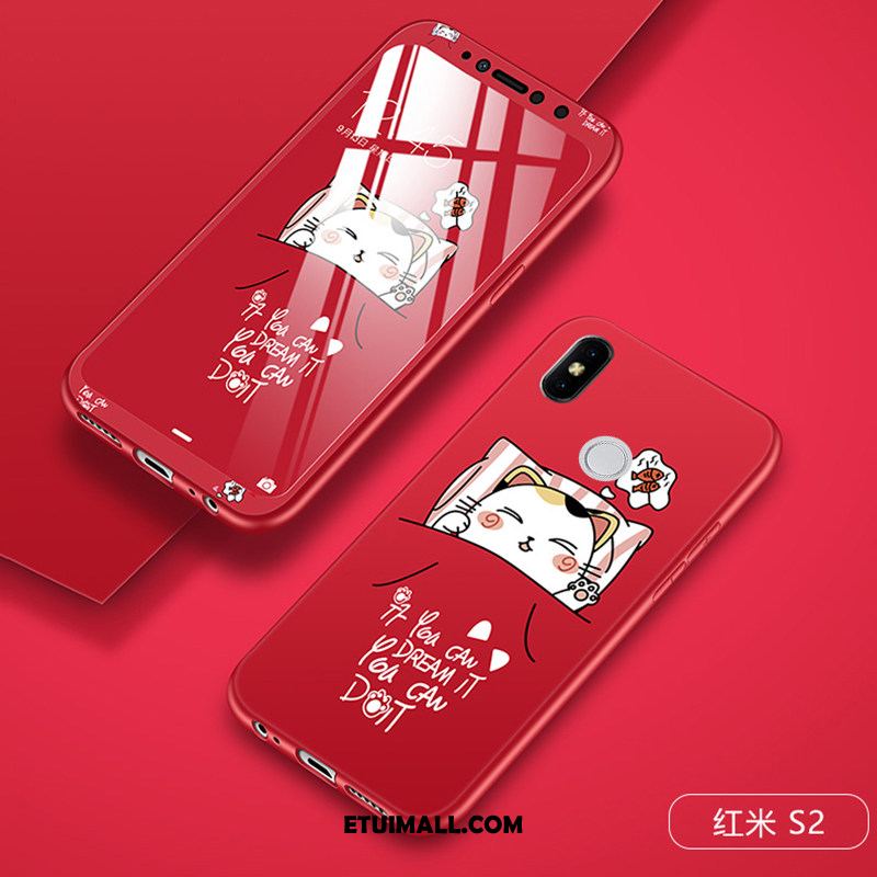 Etui Xiaomi Redmi S2 Czarny Kreskówka Kreatywne Czerwony Tendencja Obudowa Oferta