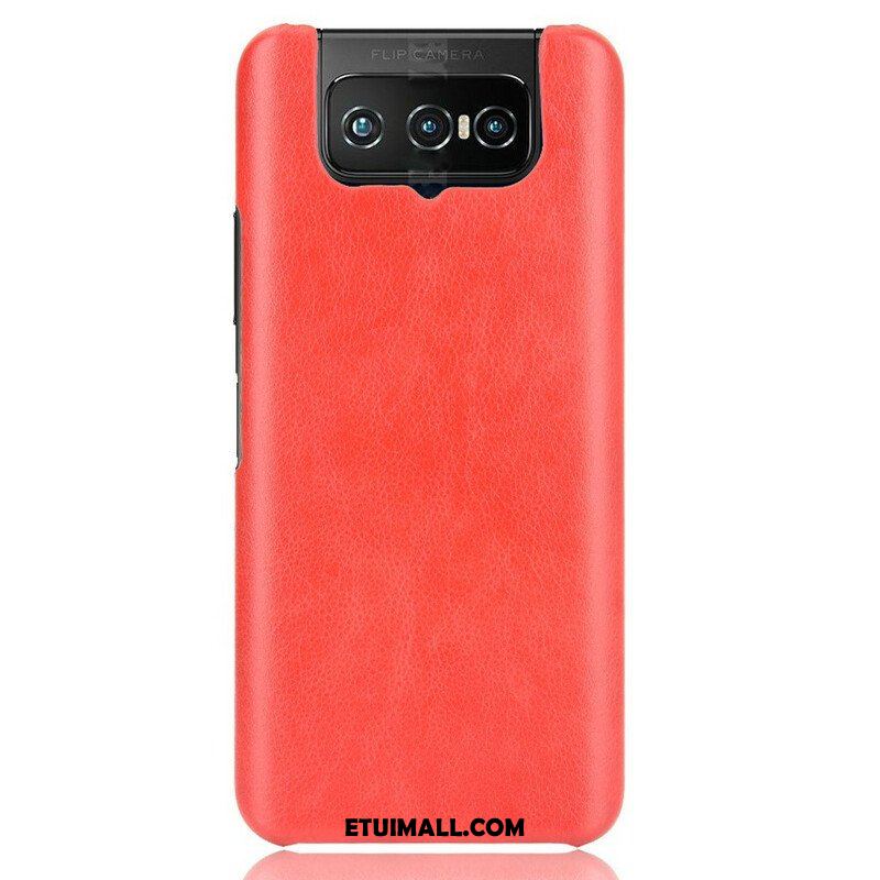 Etui do Asus Zenfone 7 / 7 Pro Efekt Skóry Liczi