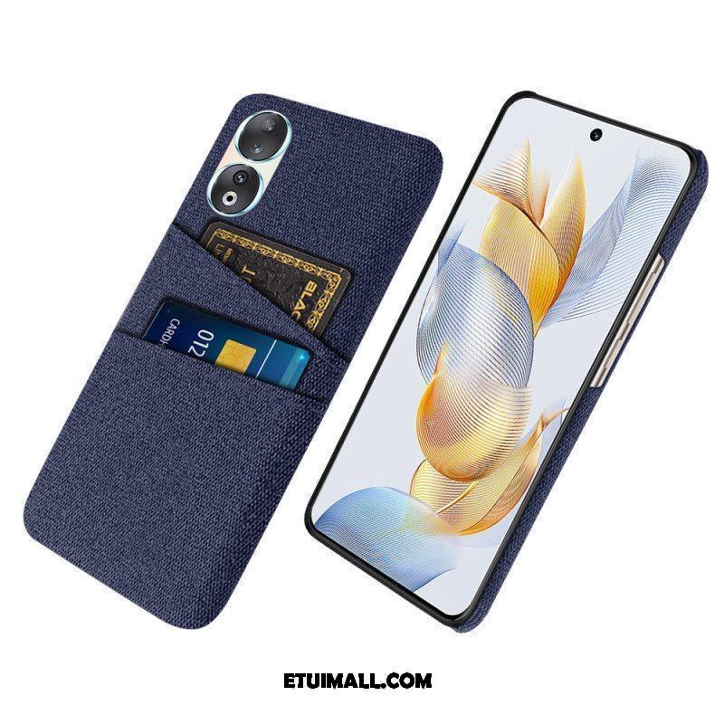 Etui do Honor 90 Materiałowe Etui Na Karty