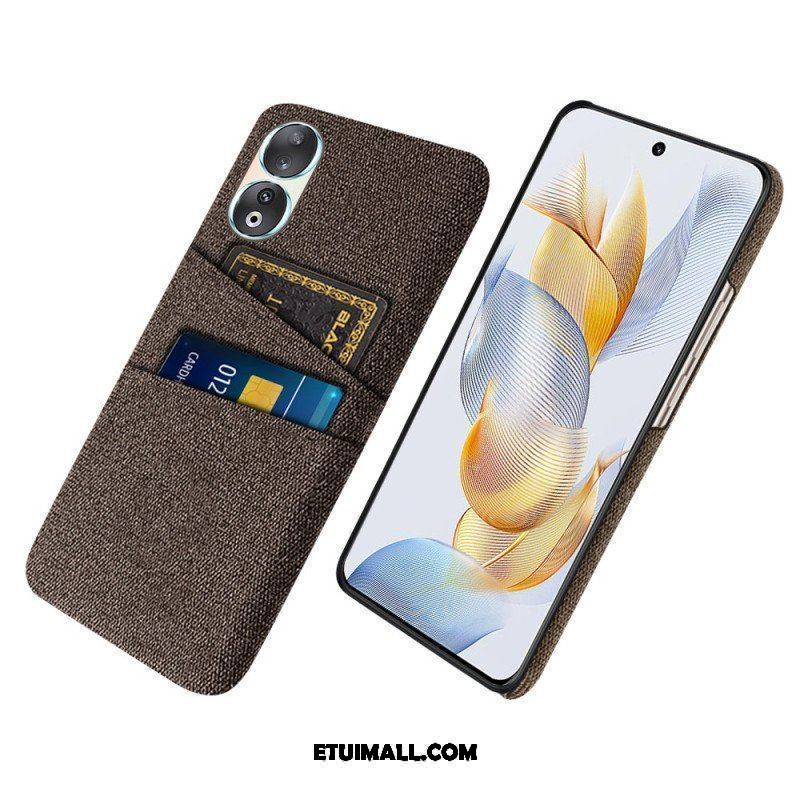 Etui do Honor 90 Materiałowe Etui Na Karty