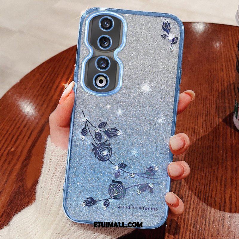 Etui do Honor 90 Pro Brokat W Kolorze Gradientowym