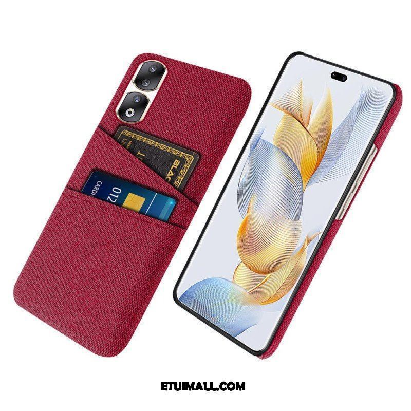 Etui do Honor 90 Pro Materiałowe Etui Na Karty