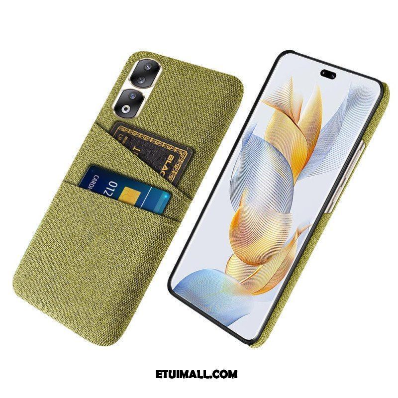 Etui do Honor 90 Pro Materiałowe Etui Na Karty