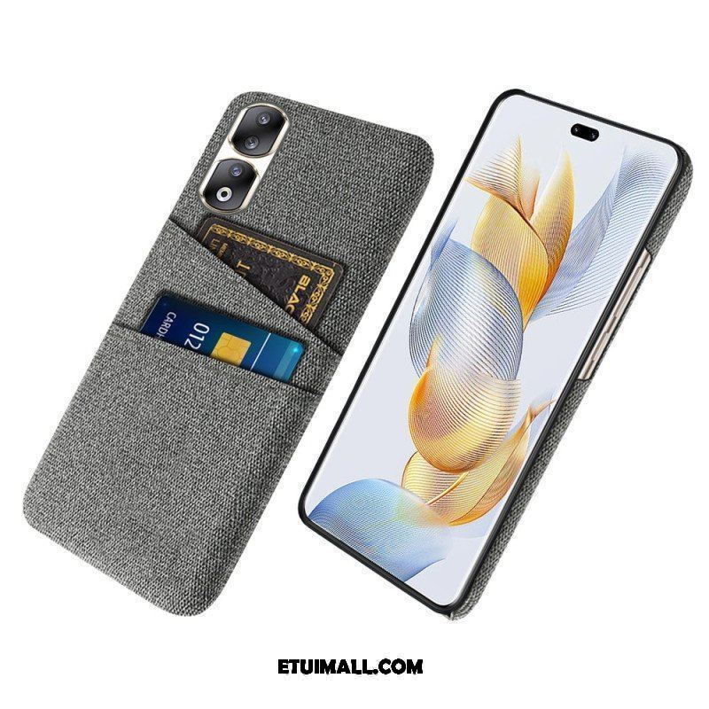 Etui do Honor 90 Pro Materiałowe Etui Na Karty