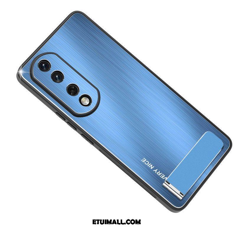 Etui do Honor 90 Pro Szczotkowany Stop Aluminium Ze Wspornikiem