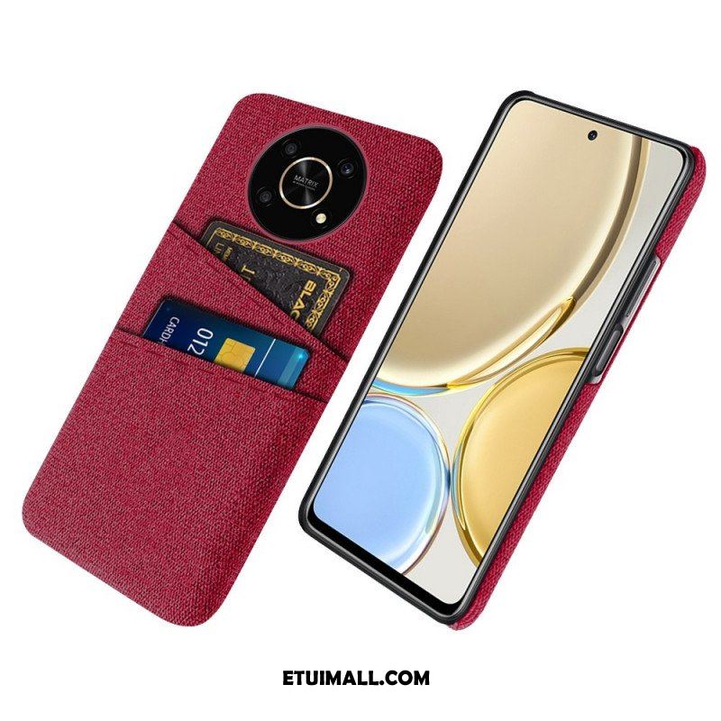 Etui do Honor Magic 4 Lite 5G Tkanina Na Karty