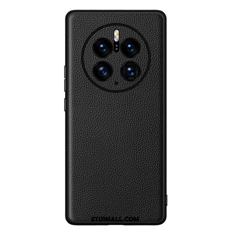 Etui do Huawei Mate 50 Pro Prawdziwa Skóra Litchi
