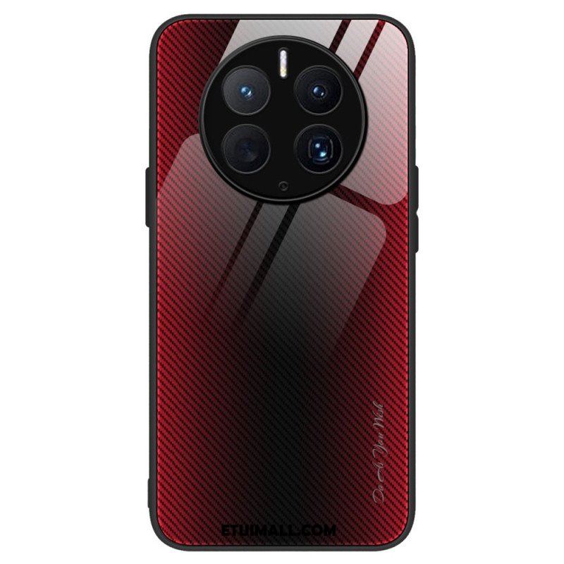 Etui do Huawei Mate 50 Pro Szkło Hartowane Z Włókna Węglowego