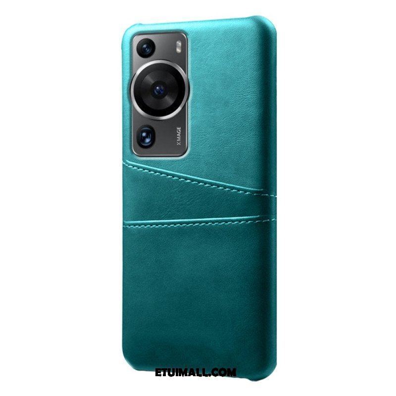 Etui do Huawei P60 Pro Etui Na Karty Z Efektem Skóry