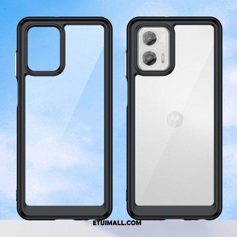 Etui do Moto G73 5G Przezroczysta Hybryda