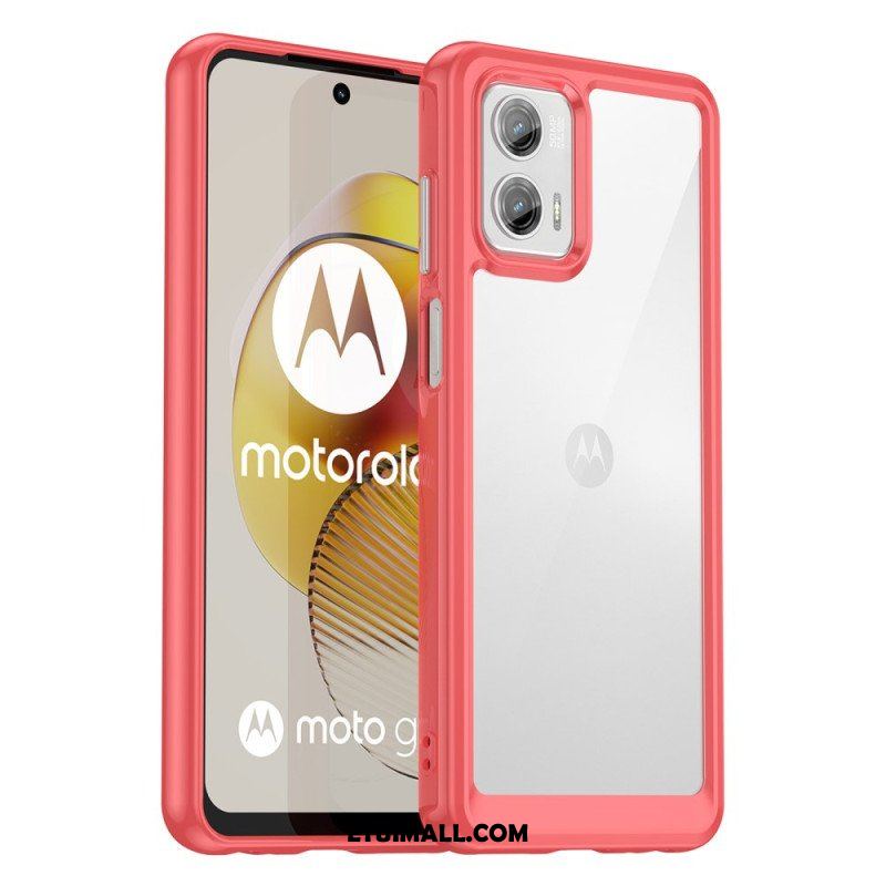 Etui do Moto G73 5G Przezroczysta Hybryda