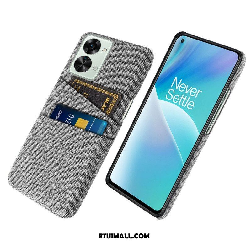 Etui do OnePlus Nord 2T 5G Tkanina O Bardzo Delikatnej Teksturze