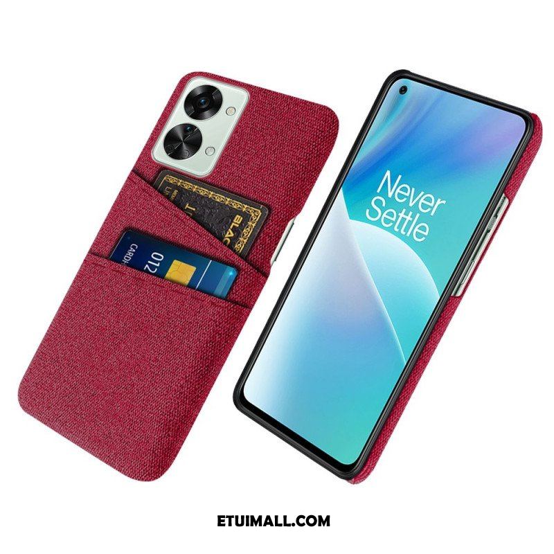 Etui do OnePlus Nord 2T 5G Tkanina O Bardzo Delikatnej Teksturze